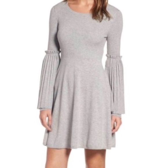 Chelsea28 Dresses & Skirts - Chelsea28 Gray Sweater Dress Size Medium